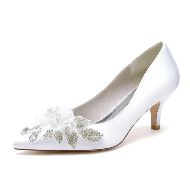 Stiletto Heel 6cm Silk-Like Shoes CK0426 sold by Cocomelody