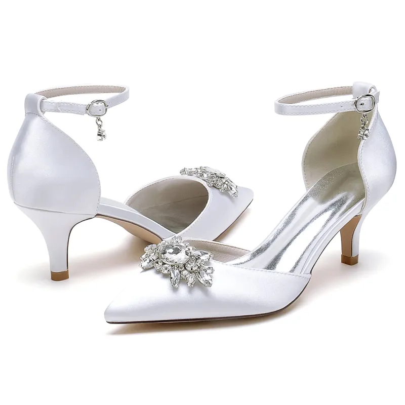 Stiletto Heel 6cm Silk-Like Shoes CK0422 sold by Cocomelody