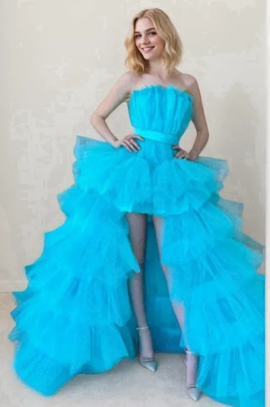 Ball Gown High-Low Tulle Prom Dress CS0706 sold by Cocomelody