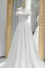 A-Line Sweep-Brush Train Satin Wedding Dress 657200409206 sold by Cocomelody