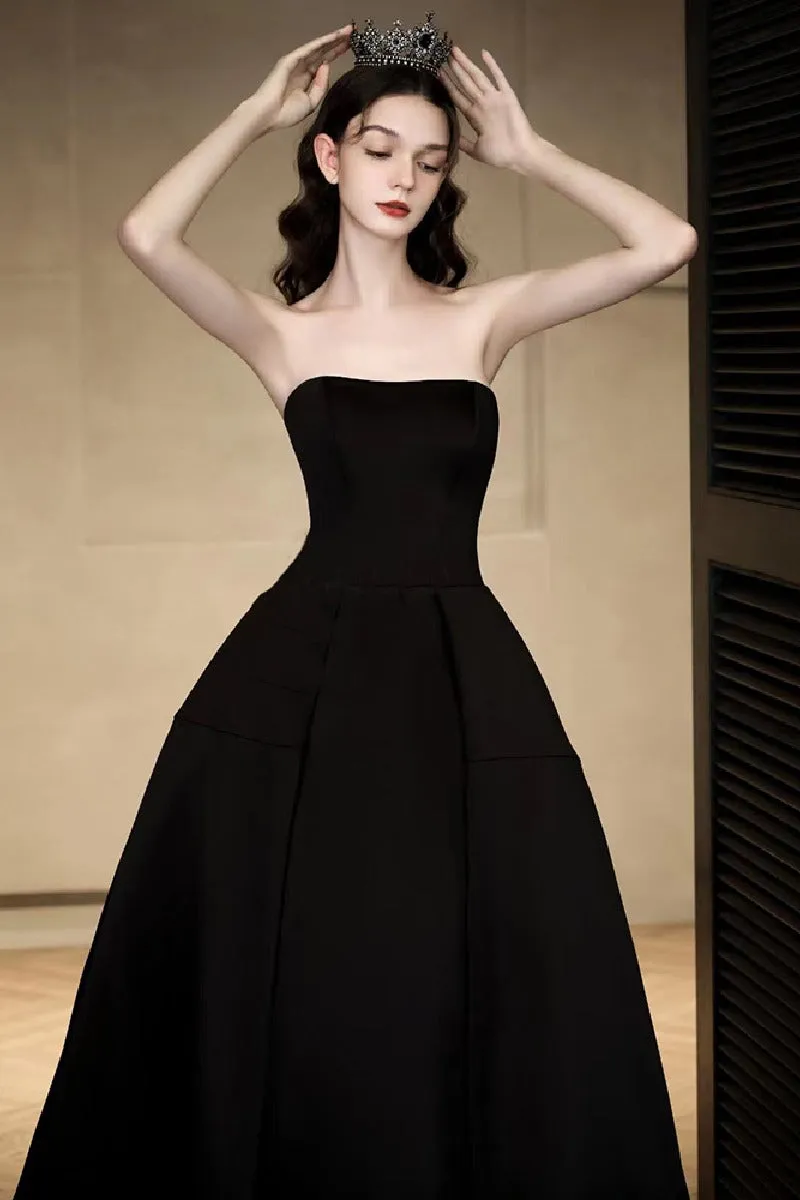 A-Line Floor Length Satin Wedding Dress 780514432046 sold by Cocomelody product image thumbnail 5