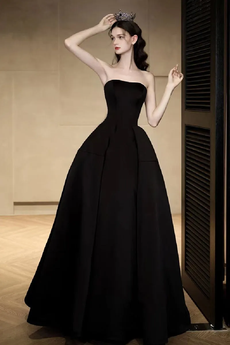 A-Line Floor Length Satin Wedding Dress 780514432046 sold by Cocomelody product image thumbnail 4