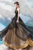 A-Line Sweep-Brush Train Lace Tulle Wedding Dress 702705160237 sold by Cocomelody