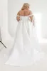 A-Line Court Train Mikado Wedding Dress CW3443 sold by Cocomelody