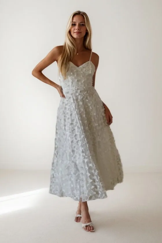 A-Line Ankle Length Lace Wedding Dress CW3426 sold by Cocomelody