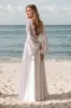 A-Line Floor Length Lace Chiffon Wedding Dress CW3518 sold by Cocomelody