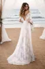 A-Line Sweep-Brush Train Lace Wedding Dress CW3511 sold by Cocomelody