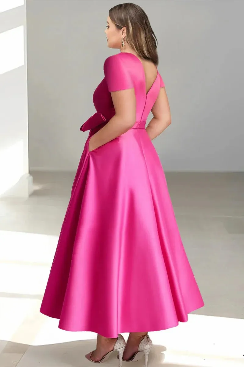 A Line V-Neck Mother of the Bride Dresses with Pockets CM0350 sold by Cocomelody product image thumbnail 2