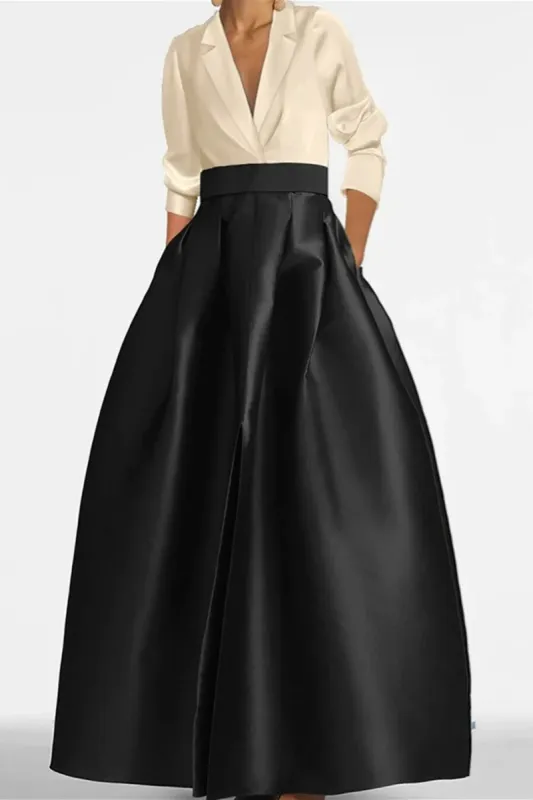 A Line Jewel Neck Long Sleeves Sequin Mother Dresses CM0342 sold by Cocomelody