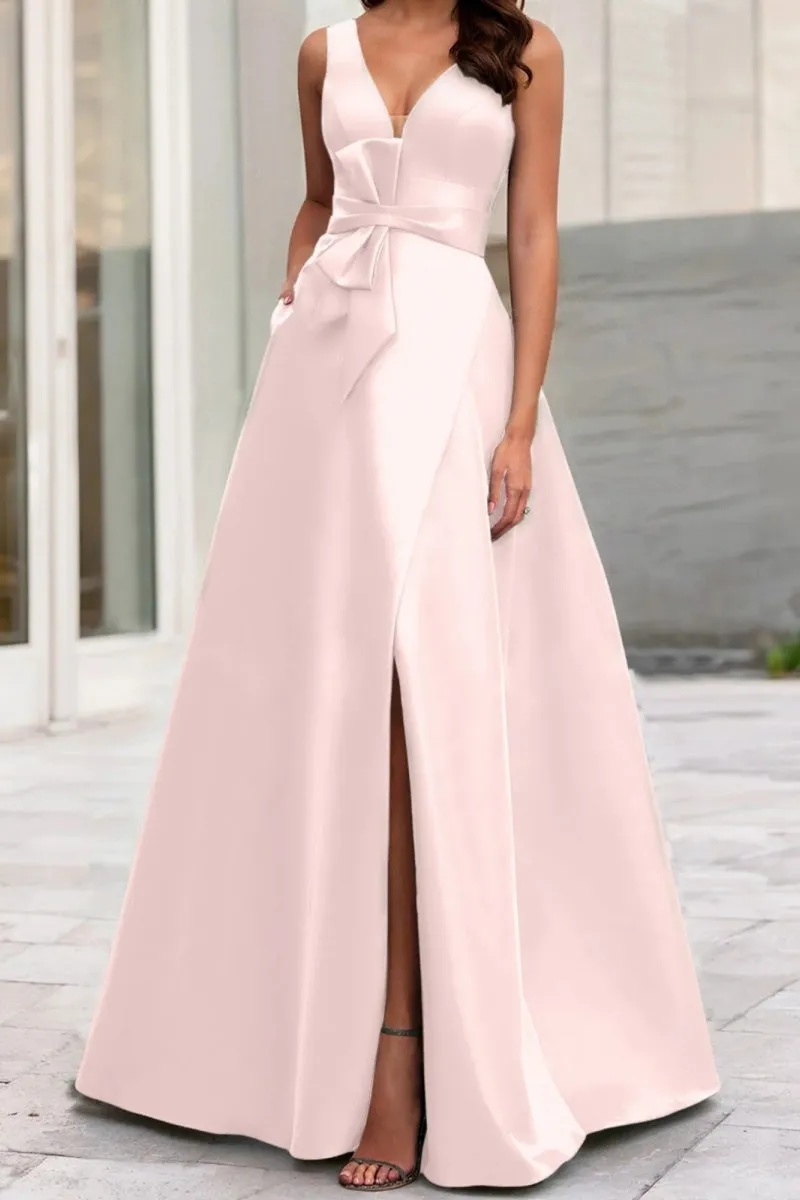 A Line V Neck Sleeveless Mother Of The Bride Dresses CM0341 sold by Cocomelody product image thumbnail 5