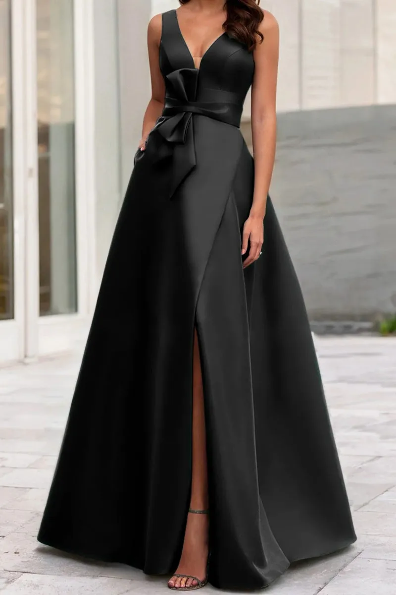 A Line V Neck Sleeveless Mother Of The Bride Dresses CM0341 sold by Cocomelody product image thumbnail 4