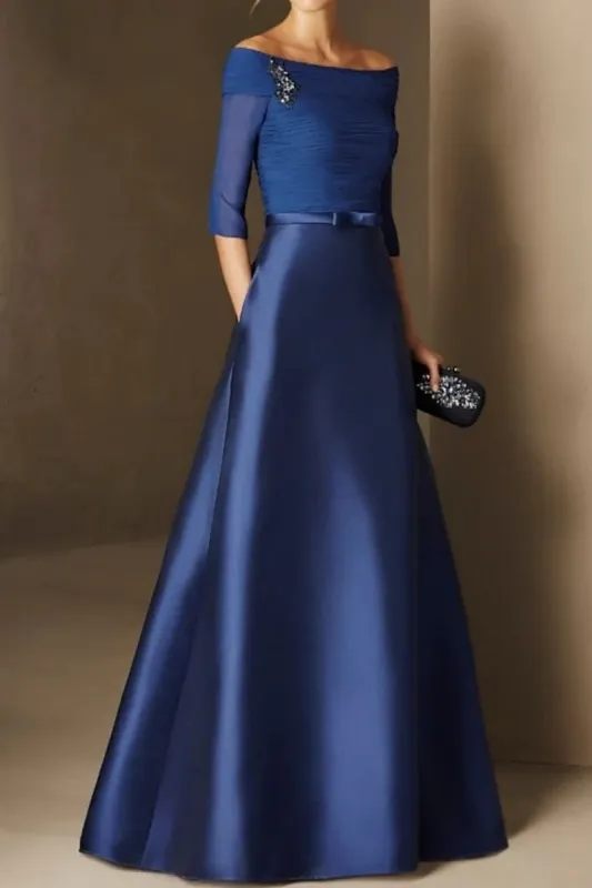 A Line Off The Shoulder Short Sleeves Applique Mother Dresses CM0339 sold by Cocomelody