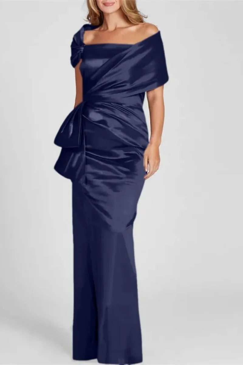 Off The Shoulder Floor Length Mother Of The Bride Dresses CM0336 sold by Cocomelody