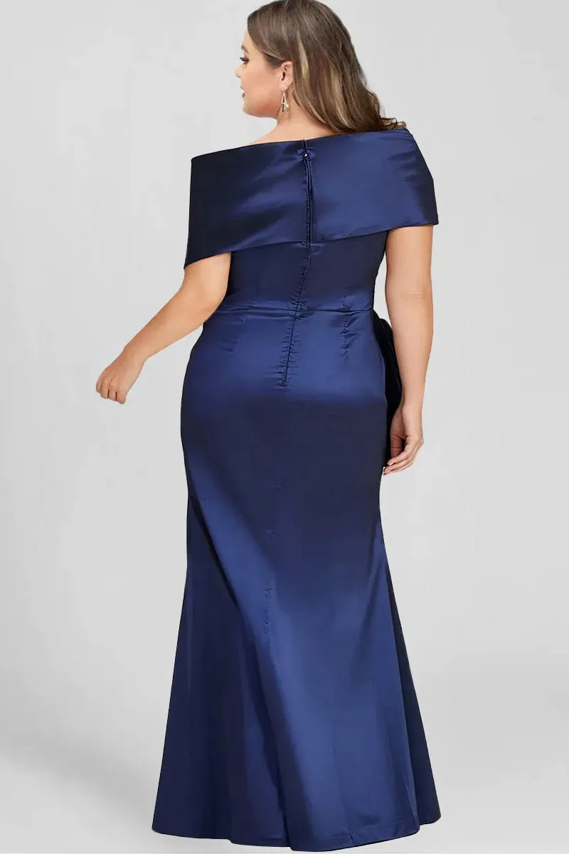 Off The Shoulder Floor Length Mother Of The Bride Dresses CM0336 sold by Cocomelody product image thumbnail 2