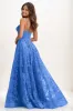 V-Neck A-Line Sweep Train Lace/Tulle Prom Dresses CS0743 sold by Cocomelody