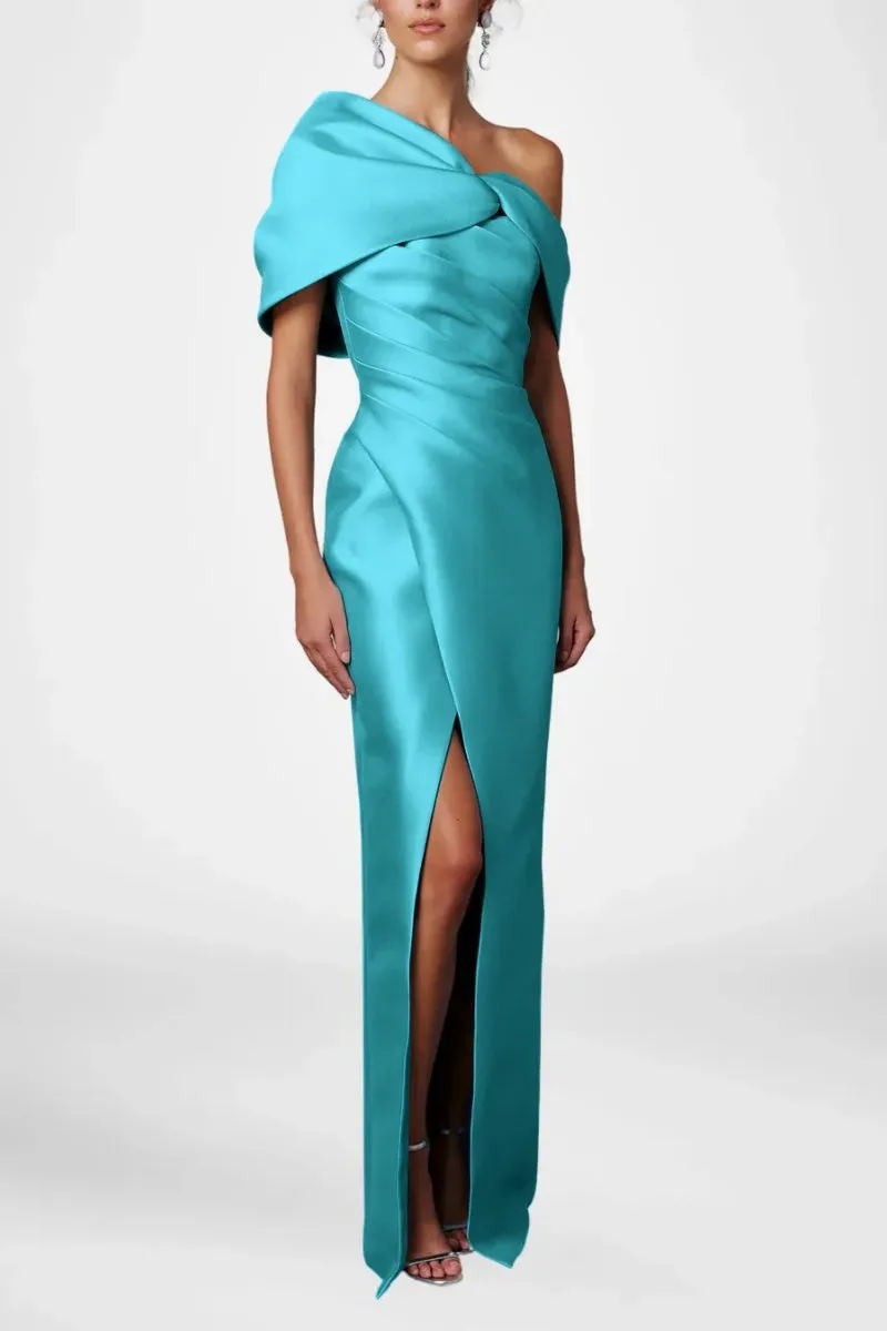 Sheath Column Half Sleeves Floor Length Mother Dresses CM0376 sold by Cocomelody product image thumbnail 4