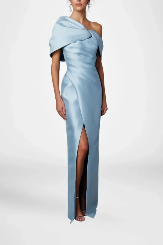 Sheath Column Half Sleeves Floor Length Mother Dresses CM0376 made by Cocomelody