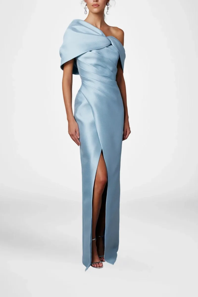 Sheath Column Half Sleeves Floor Length Mother Dresses CM0376 sold by Cocomelody