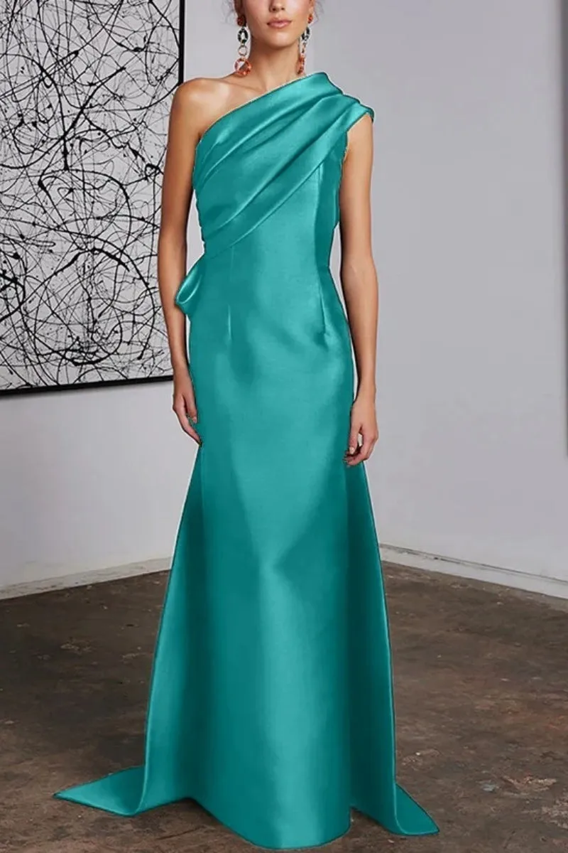 Sheath Column One Shoulder Mother of the Bride Dresses CM0372 sold by Cocomelody product image thumbnail 3