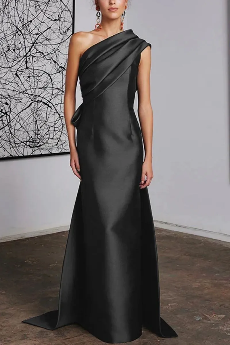 Sheath Column One Shoulder Mother of the Bride Dresses CM0372 sold by Cocomelody