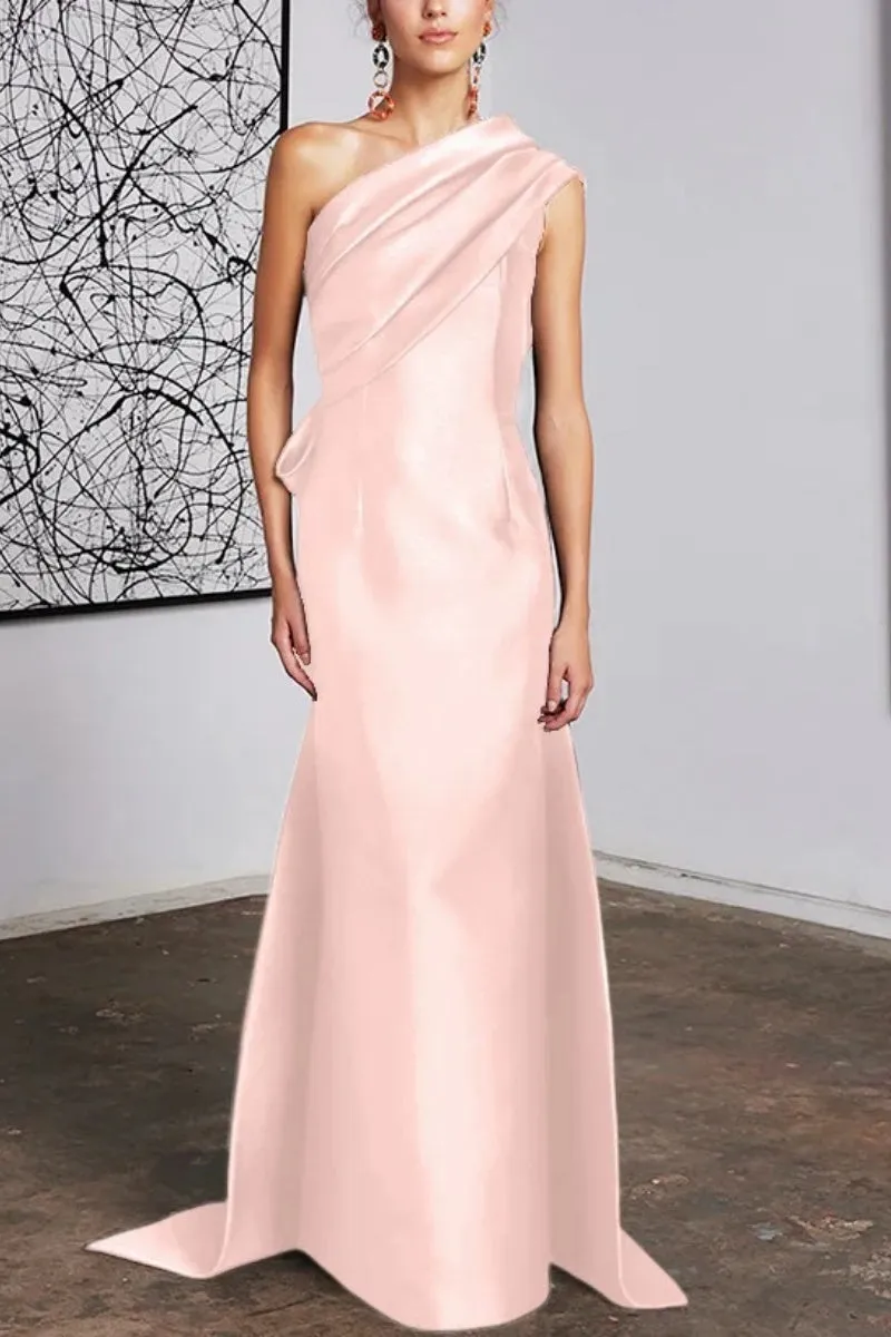 Sheath Column One Shoulder Mother of the Bride Dresses CM0372 sold by Cocomelody product image thumbnail 4