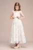A-Line Scoop Neck Cap Sleeve Midi Lace Flower Girl Dresses 728805443986 sold by Cocomelody