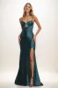 Flattering V-Neck High Split Sweep Train Prom Dresses CS0823 sold by Cocomelody