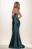 Flattering V-Neck High Split Sweep Train Prom Dresses CS0823 sold by Cocomelody