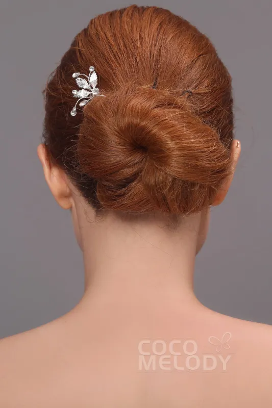 Romantic Alloy Hairpins with Rhinestone AH17001 sold by Cocomelody