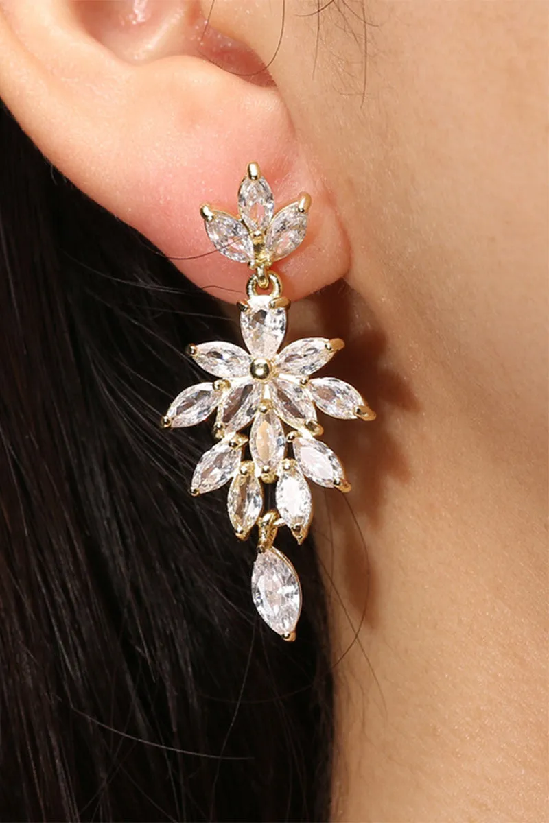 Luxurious Rhinestone Drop Earrings 693880171426 sold by Cocomelody