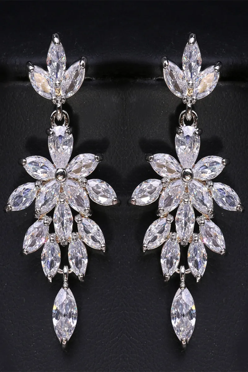 Luxurious Rhinestone Drop Earrings 693880171426 sold by Cocomelody product image thumbnail 5
