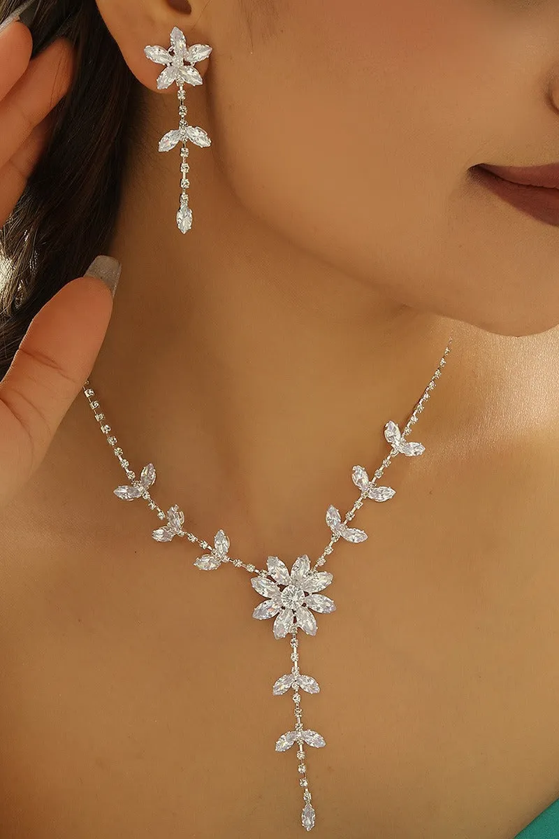 Gorgeous Zircon Earrings/Necklace Jewelry Sets (Set of 2) 784048793825 sold by Cocomelody product image thumbnail 5