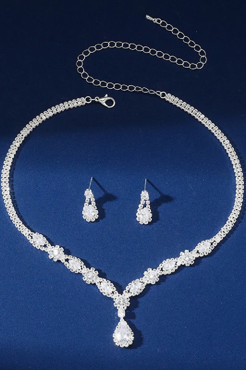 Gorgeous Zircon Earrings/Necklace Jewelry Sets (Set of 2) 737171017097 sold by Cocomelody