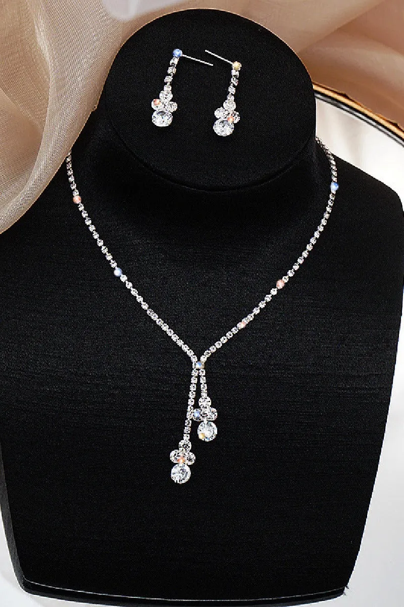 Gorgeous Zircon Earrings/Necklace Jewelry Sets (Set of 2) 680230262045 sold by Cocomelody product image thumbnail 3