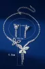 Gorgeous Zircon Earrings/Necklace Jewelry Sets (Set of 2)  746322010948 sold by Cocomelody