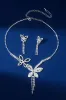 Gorgeous Zircon Earrings/Necklace Jewelry Sets (Set of 2)  746322010948 sold by Cocomelody