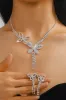 Gorgeous Zircon Earrings/Necklace Jewelry Sets (Set of 2)  746322010948 sold by Cocomelody