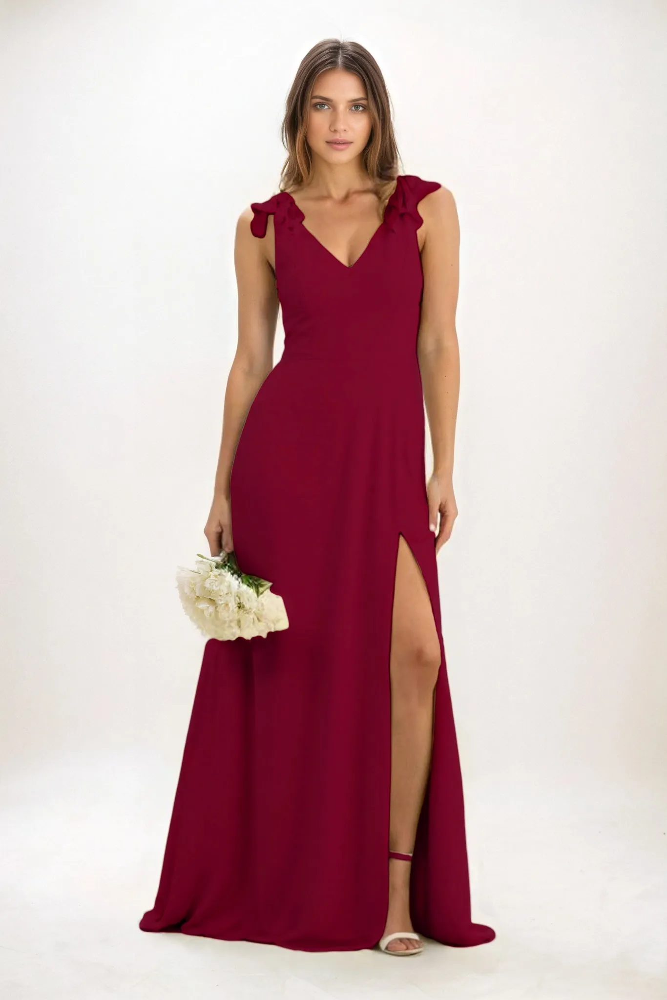 A-Line Maxi Chiffon Bridesmaid Dress CB0828 sold by Cocomelody product image thumbnail 4