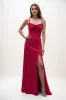 Sheath-Column Maxi Chiffon Bridesmaid Dress CB0855 sold by Cocomelody