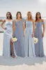 Sheath-Column Maxi Chiffon Bridesmaid Dress CB0855 sold by Cocomelody