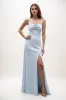 Sheath-Column Maxi Chiffon Bridesmaid Dress CB0855 sold by Cocomelody
