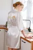 Personalized Bride Bridesmaid Robes Sexy Satin Robes 612191267008 sold by Cocomelody