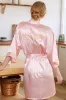 Personalized Bride Bridesmaid Robes Sexy Satin Robes 612191267008 sold by Cocomelody