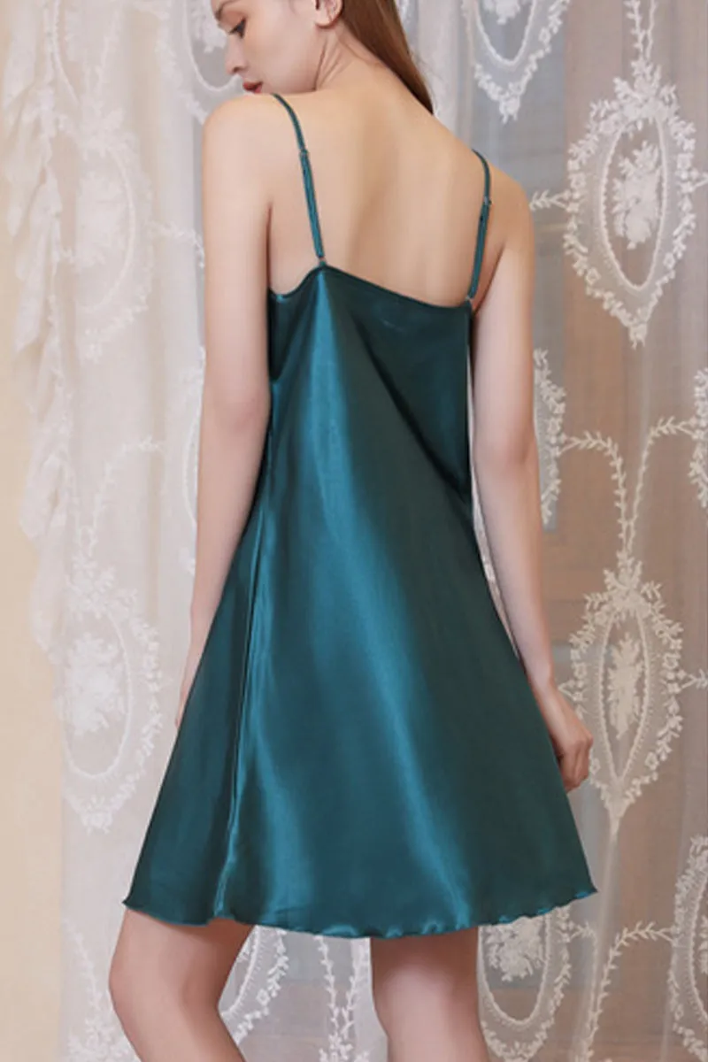 Cowl Neck Short Slip Dress 680778725969 sold by Cocomelody product image thumbnail 2