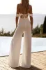 Sweetheart Floor Length Chiffon Wedding Jumpsuit CW3575 sold by Cocomelody