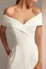 Off The Shoulder Floor Length Elastic Cloth Wedding Jumpsuit CW3566 sold by Cocomelody