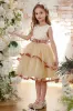 A-Line Midi Tulle Flower Girl Dress CF0358 sold by Cocomelody
