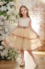 A-Line Midi Tulle Flower Girl Dress CF0358 sold by Cocomelody