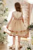 A-Line Midi Tulle Flower Girl Dress CF0358 sold by Cocomelody