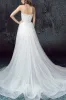 A-Line Sweep-Brush Train Lace Tulle Little White Dress 100049 sold by Cocomelody